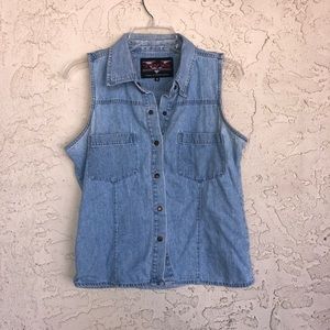 Denim vest